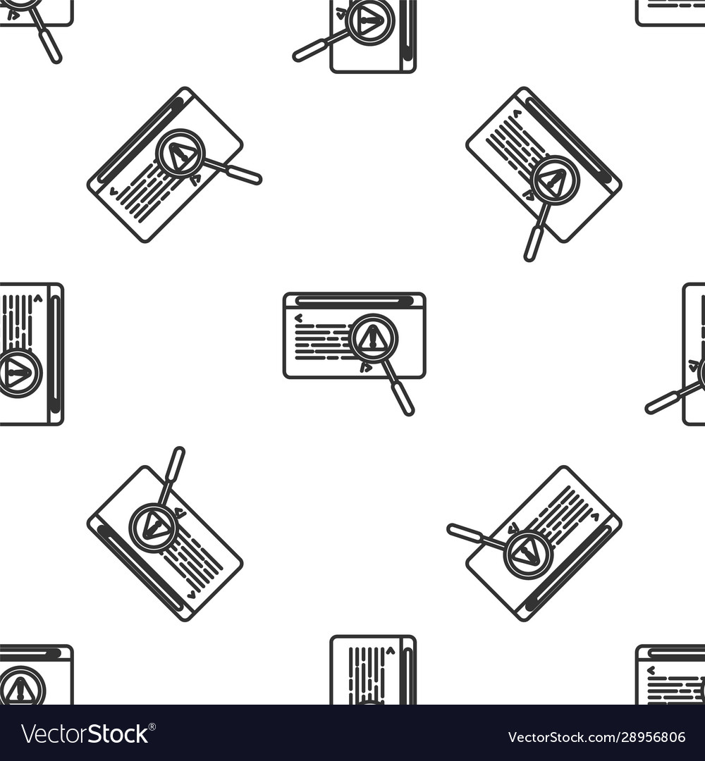 Grey line system bug concept icon isolated vector image Grey line system bug concept icon isolated