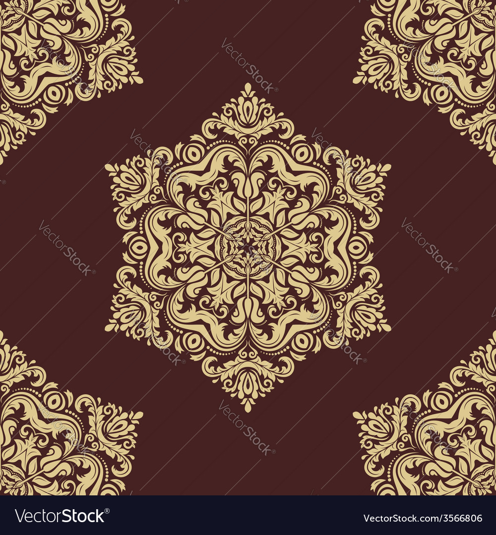 Orient seamless pattern abstract background