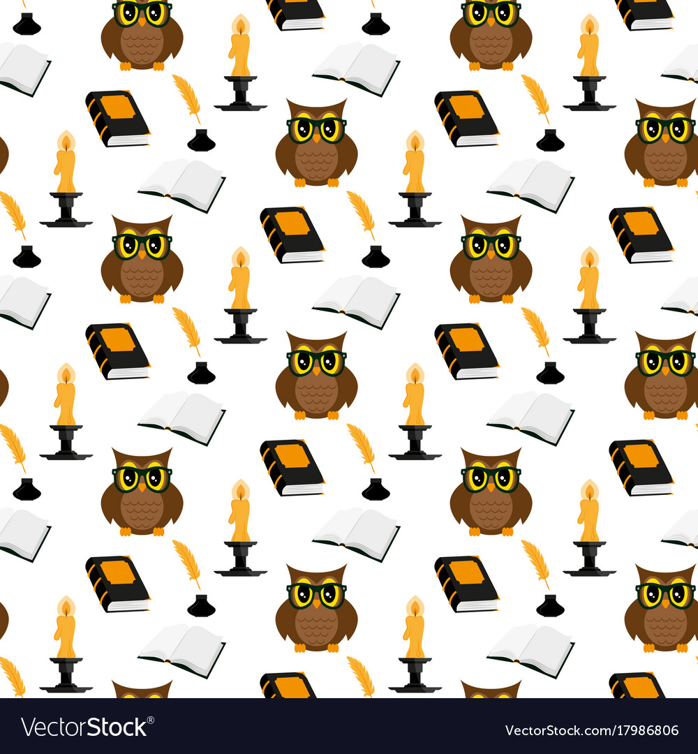 Owl scientist pattern
