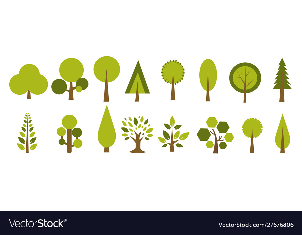 Trees icon vector image Trees icon