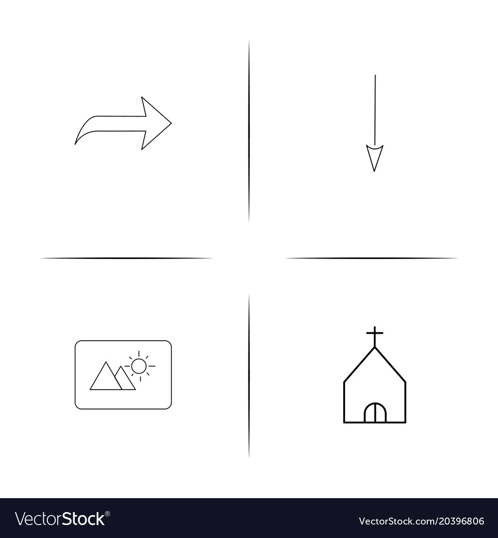 Web und Text einfache lineare Icon setsimple Umriss