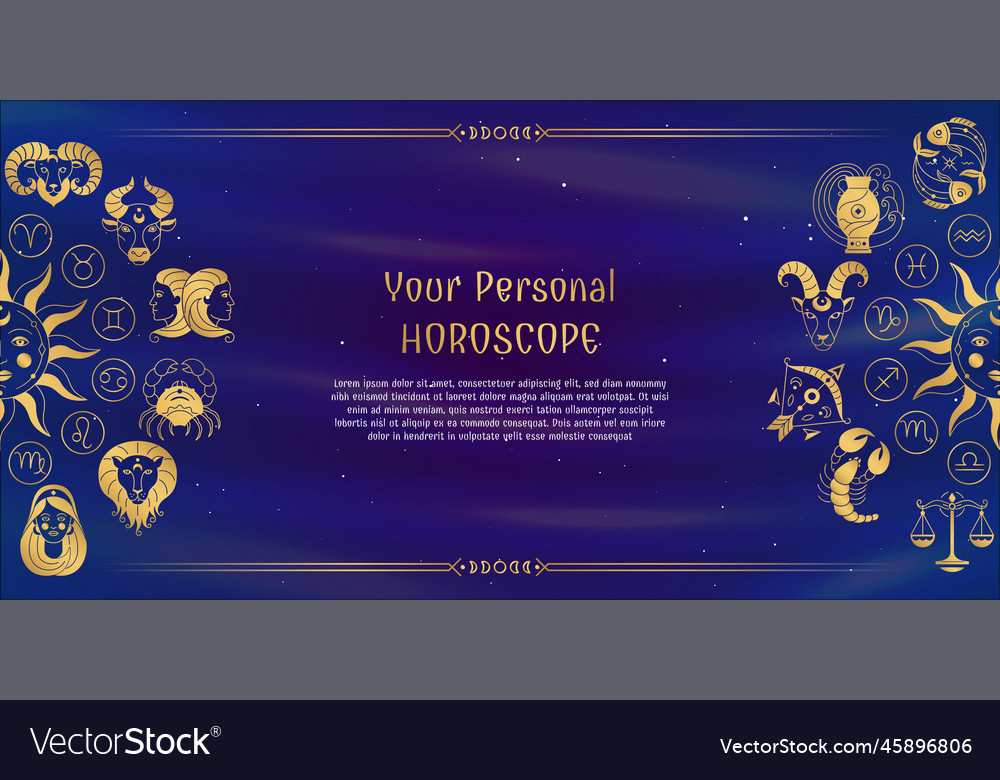 Your personal horoscope prediction horizontal