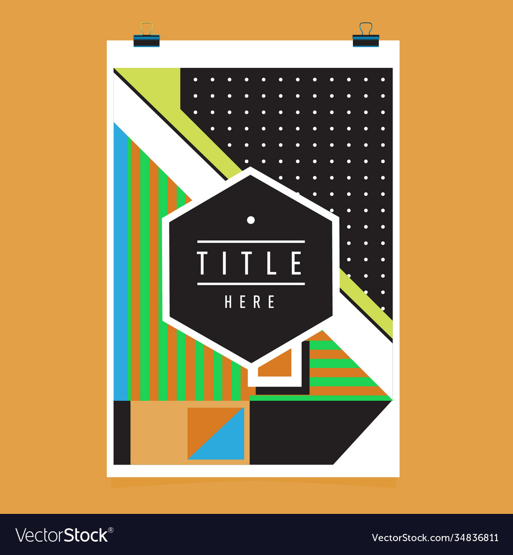 Abstract colorful geometric pattern background vector image Abstract colorful geometric pattern background
