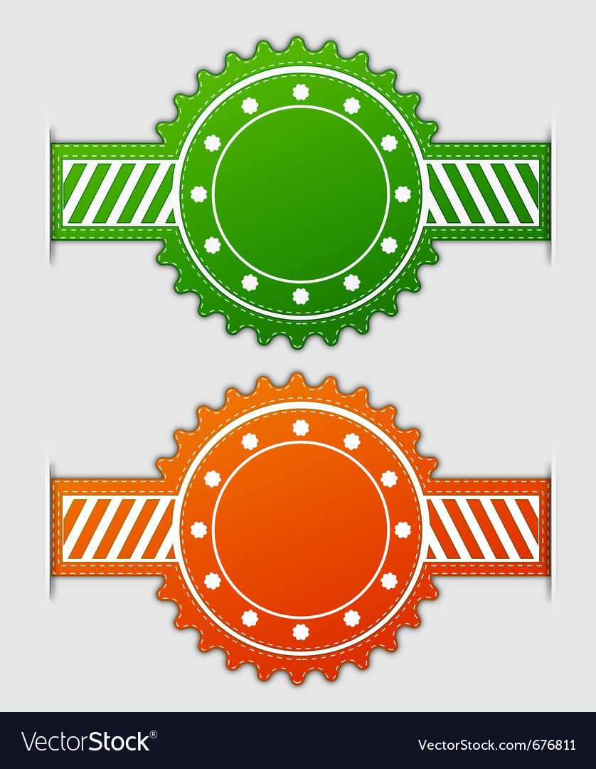 Label in two colors