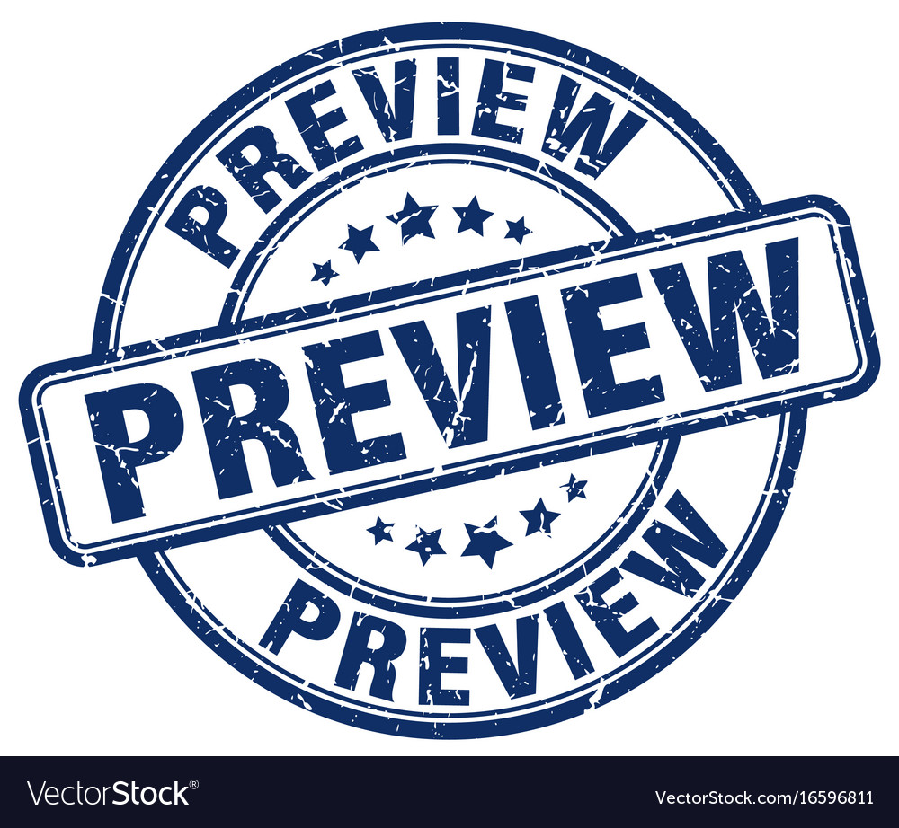 Preview stamp Royalty Free Vector Image - VectorStock
