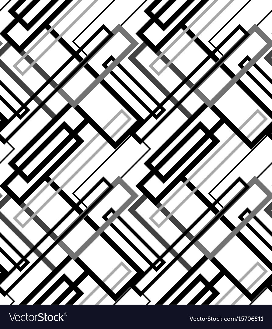 Seamless pattern abstract patchwork with geometric