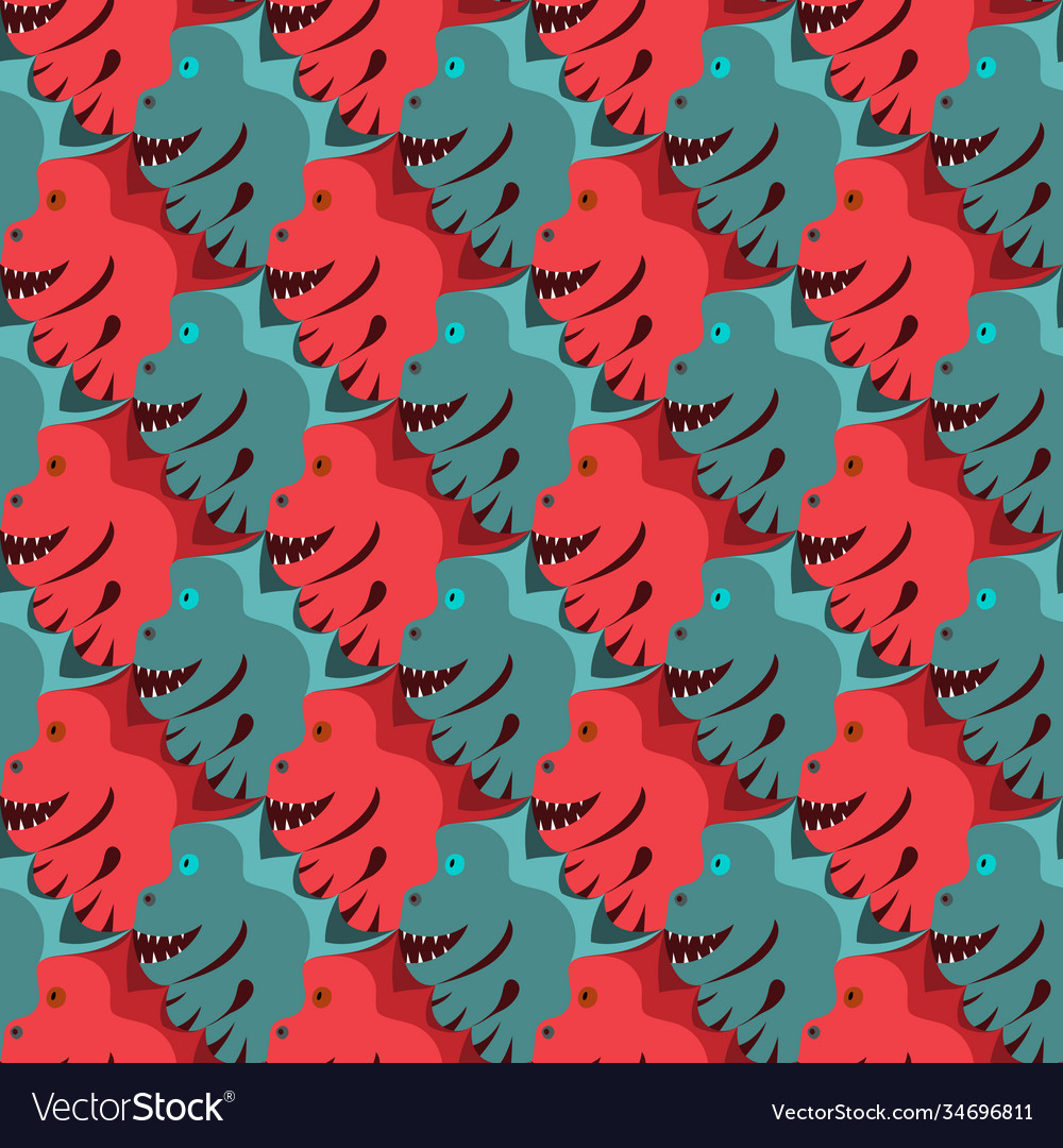 Seamless pattern with multicolored cartoon Vector Image Seamless pattern with multicolored cartoon