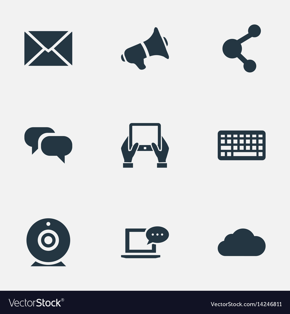 Set of simple user icons