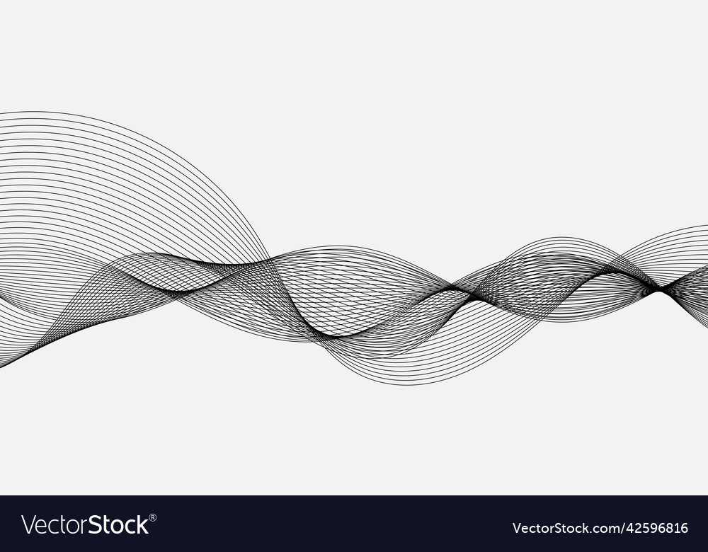 Abstract wave element for design digital vector image Abstract wave element for design digital