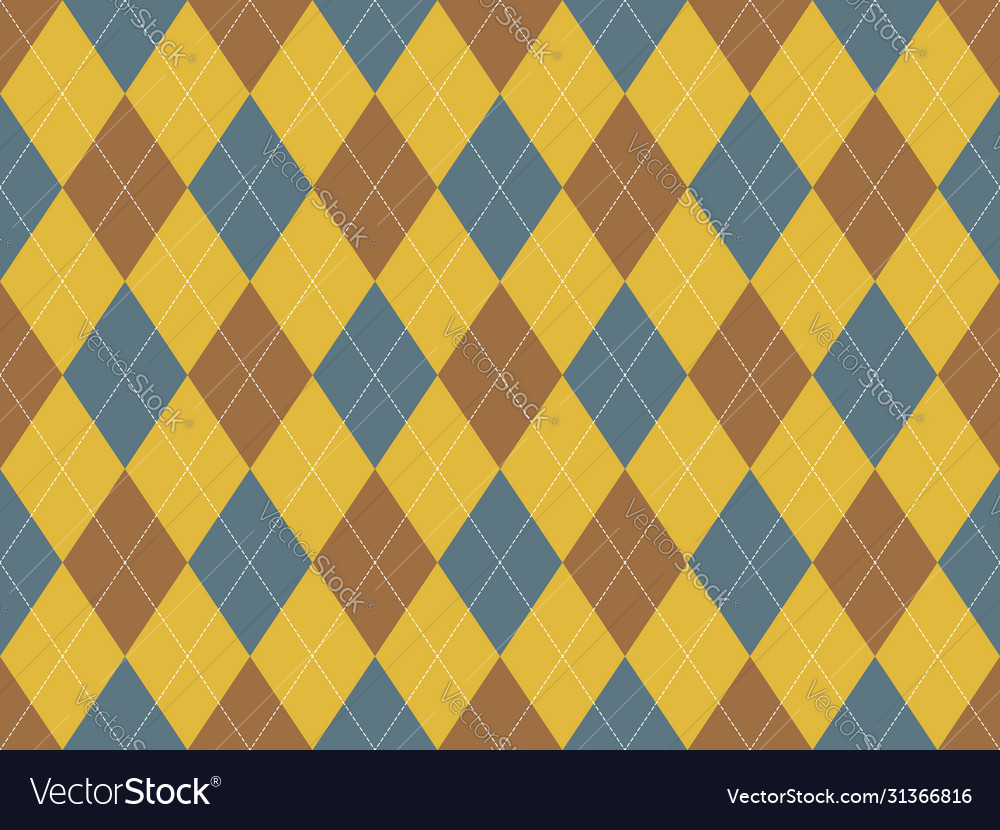 Argyle pattern seamless fabric texture background