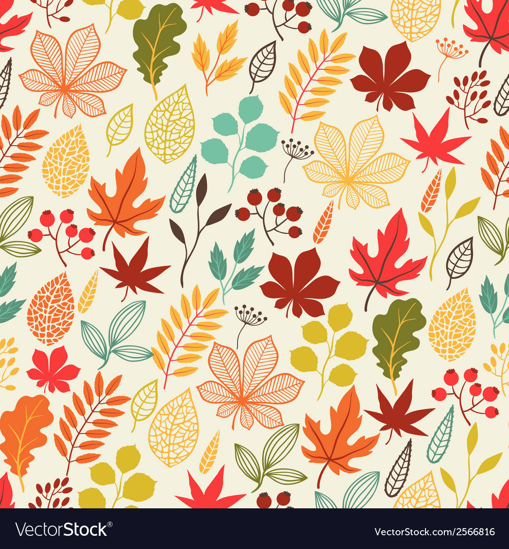Herbst Blatt Muster