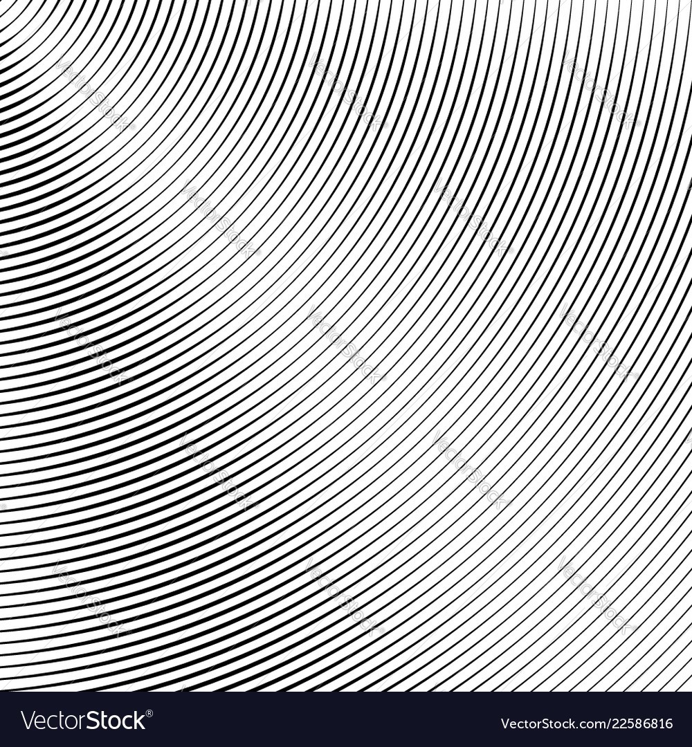 Circle pattern with dynamic irregular lines vector image Circle pattern with dynamic irregular lines