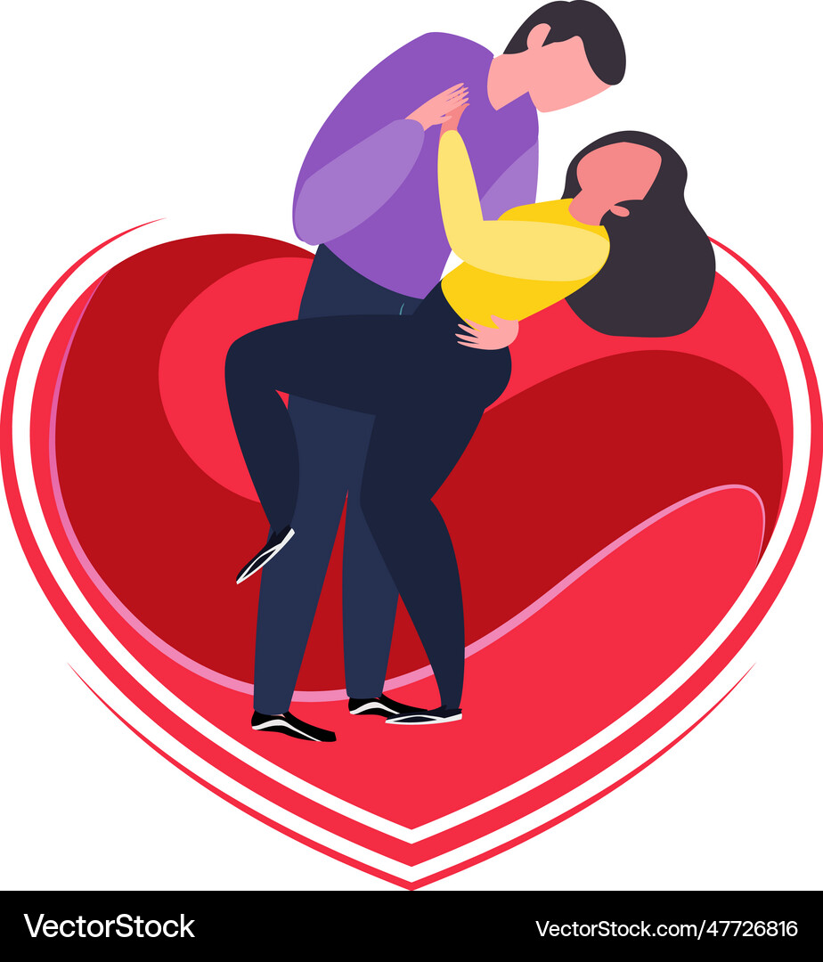 Couple is dancing Royalty Free Vector Image - VectorStock