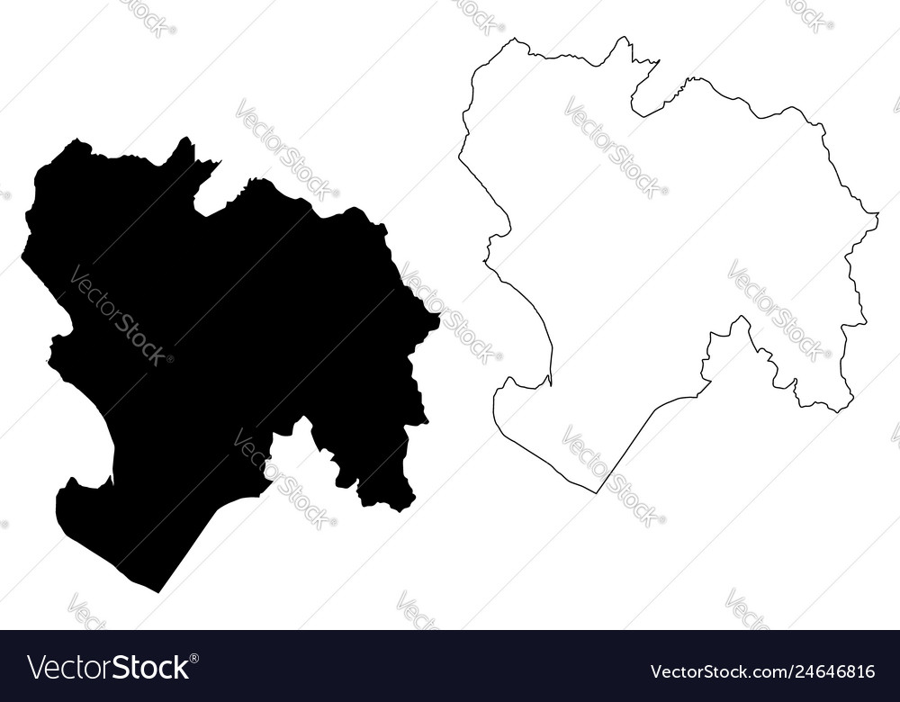 Department of piura map Vector Image Department of piura map