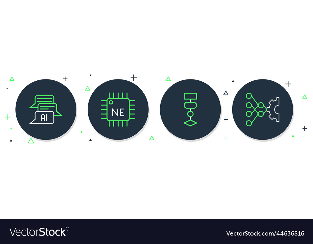Zeilenprozessor cpu algorithm chat bot vector image Zeilenprozessor cpu algorithm chat bot