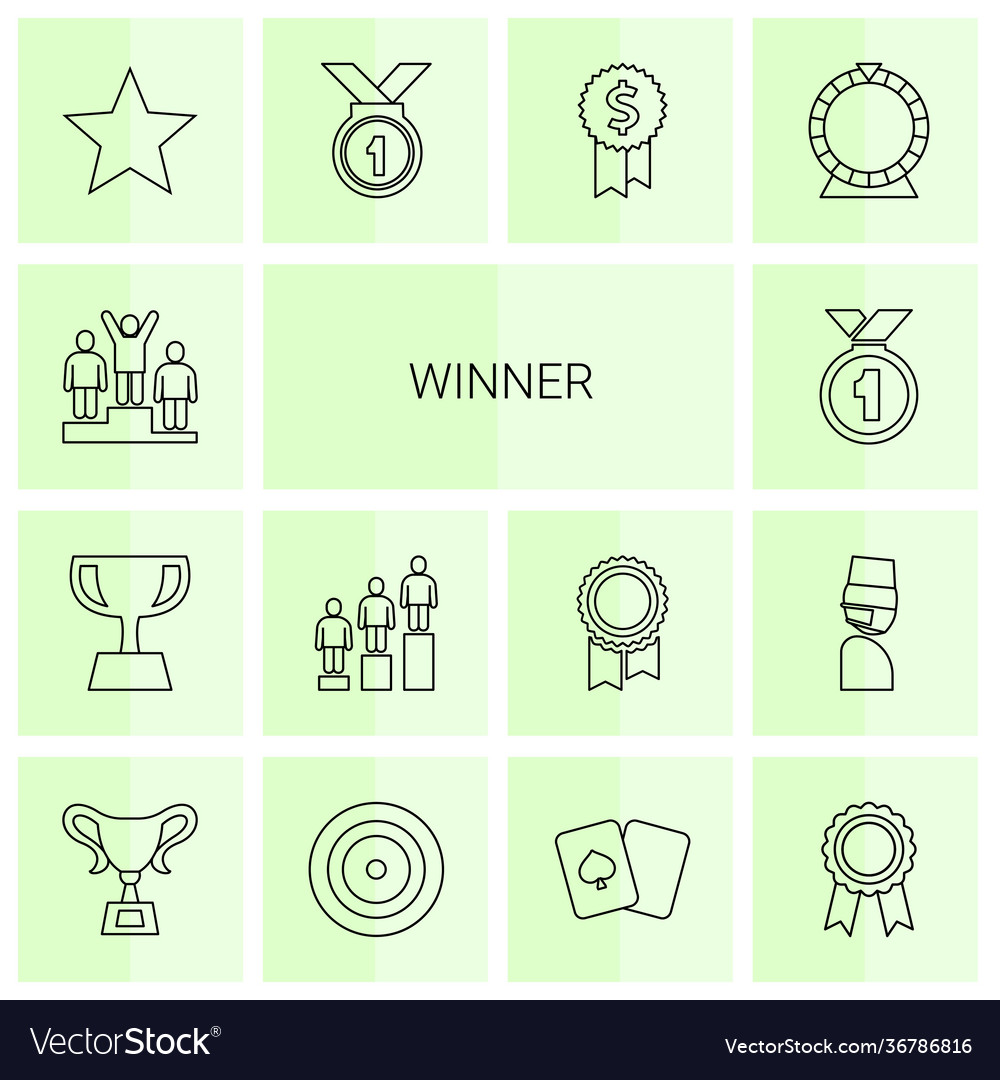 Winner icons