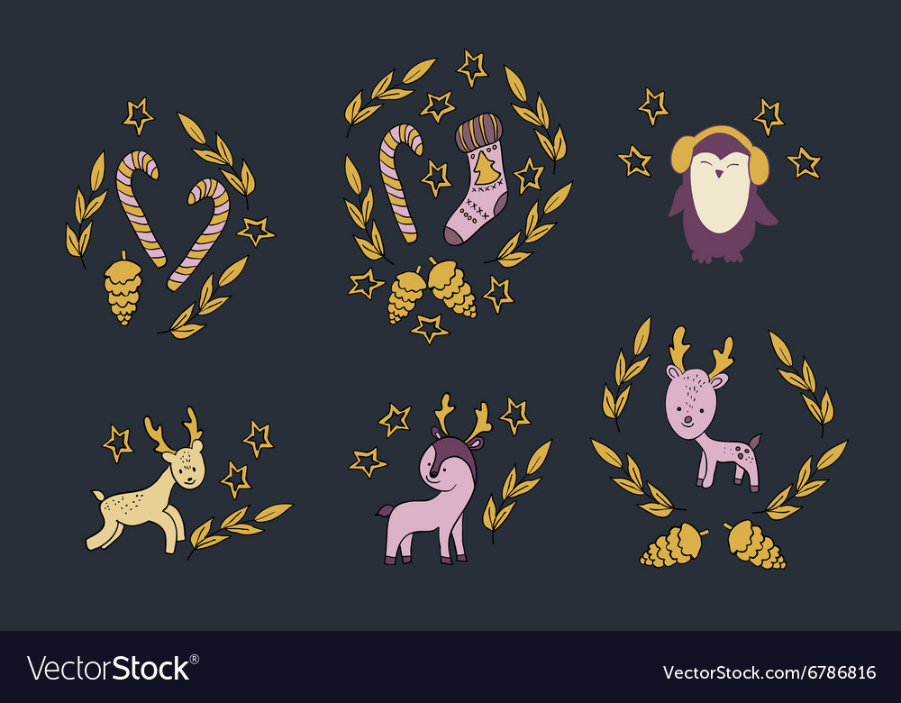 With animals and additional elements