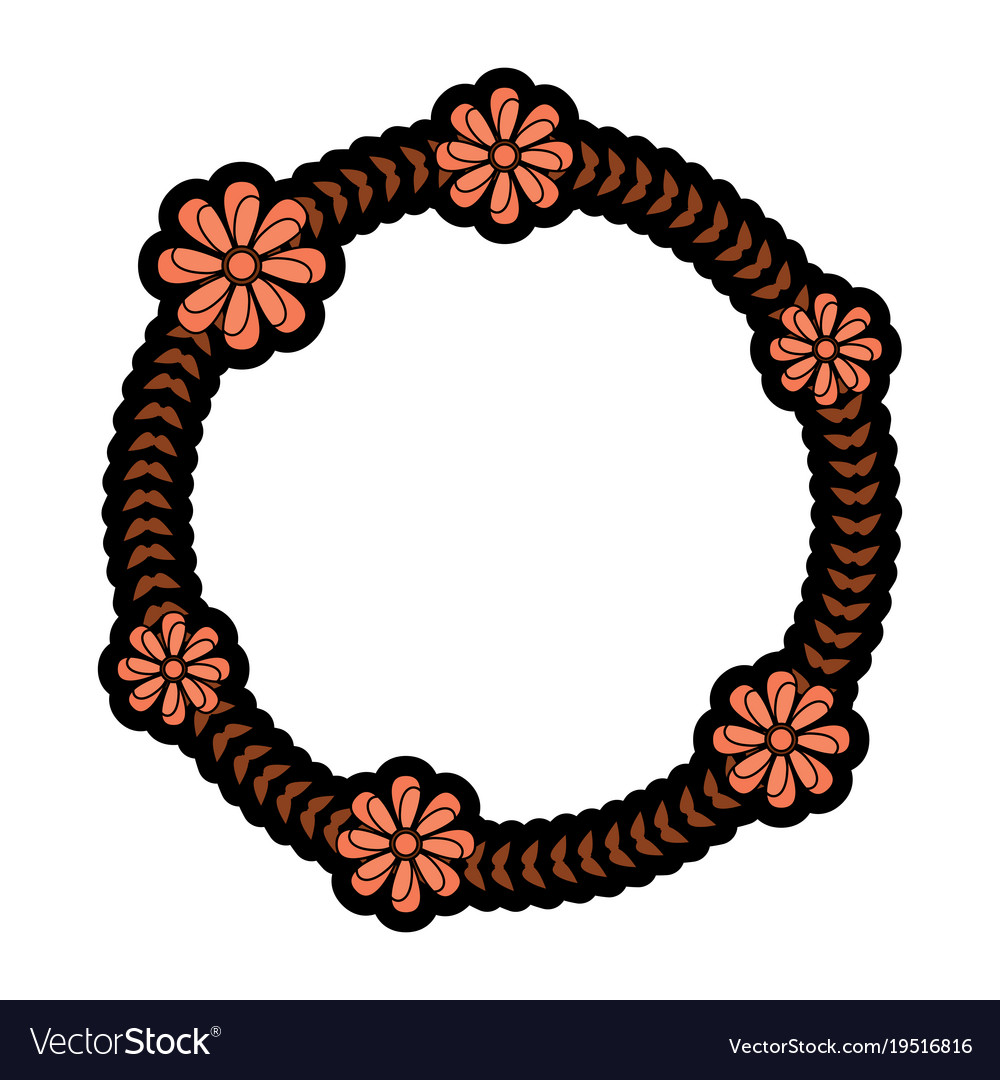 Kranz Blumen Blütenblätter Ornament Dekoration romantisch