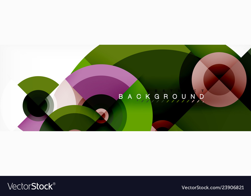 Circular abstract background