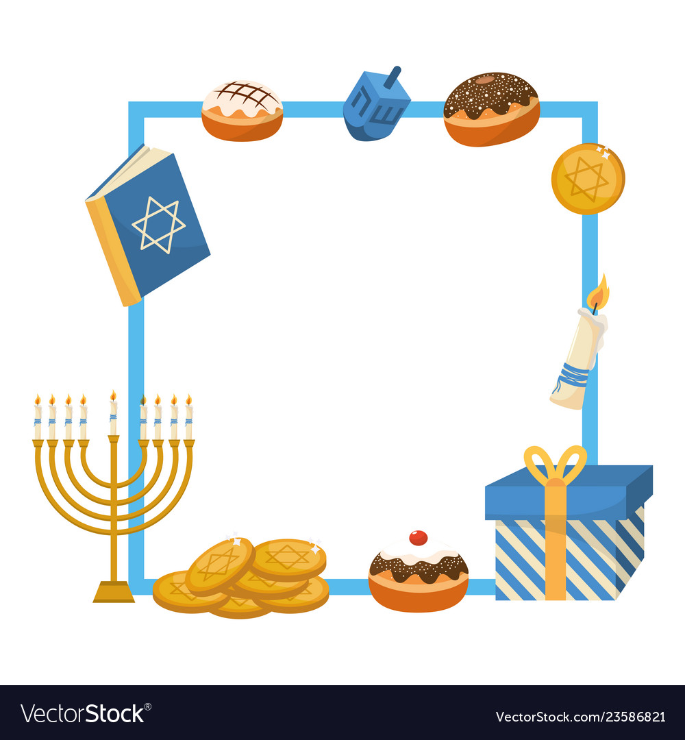 Hanukka Party Cartoon