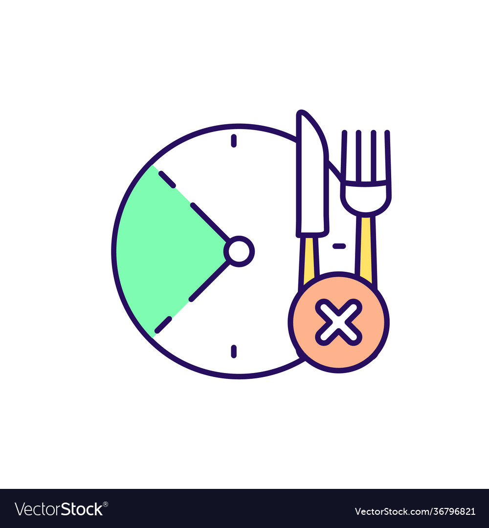 Intermittent Fasting Clock Icon