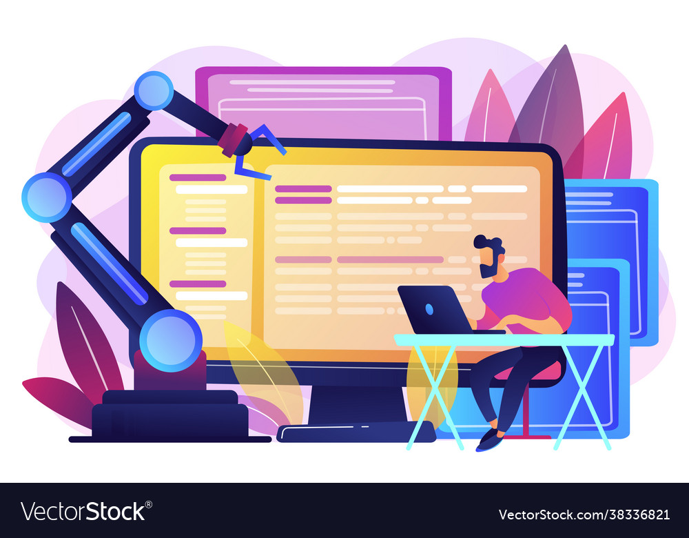 Open automation architecture concept vector image Open automation architecture concept