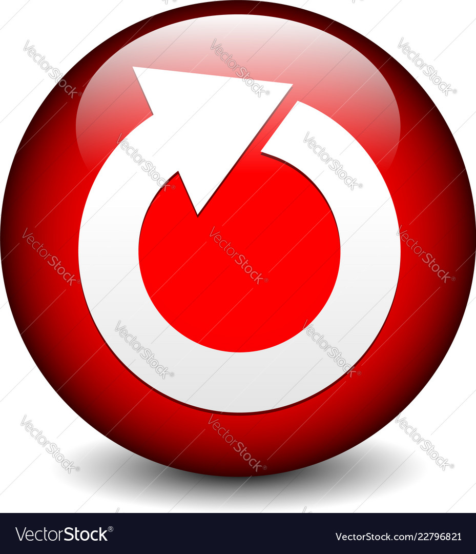 Red circular arrow icon