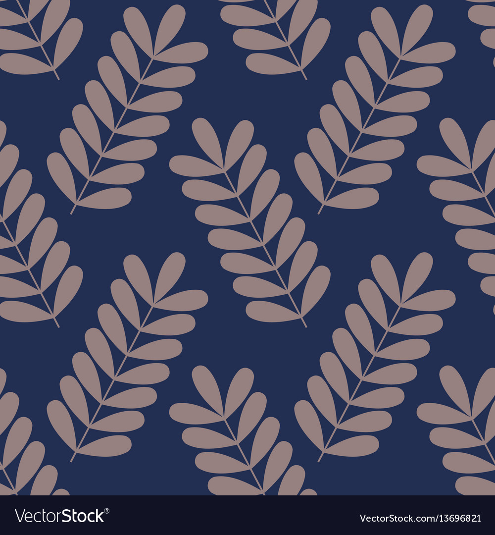 Seamless pattern with branches