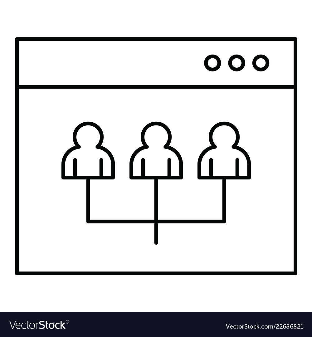 Web icon in creative design with elements
