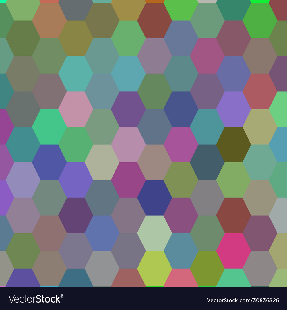 Abstract background colored hexagons layout Vector Image Abstract background colored hexagons layout