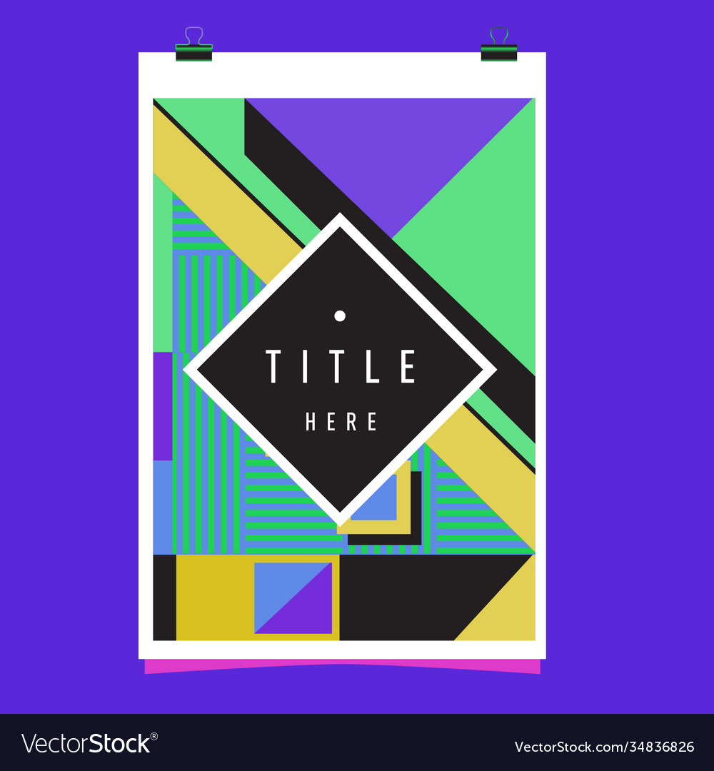 Abstract colorful geometric pattern background