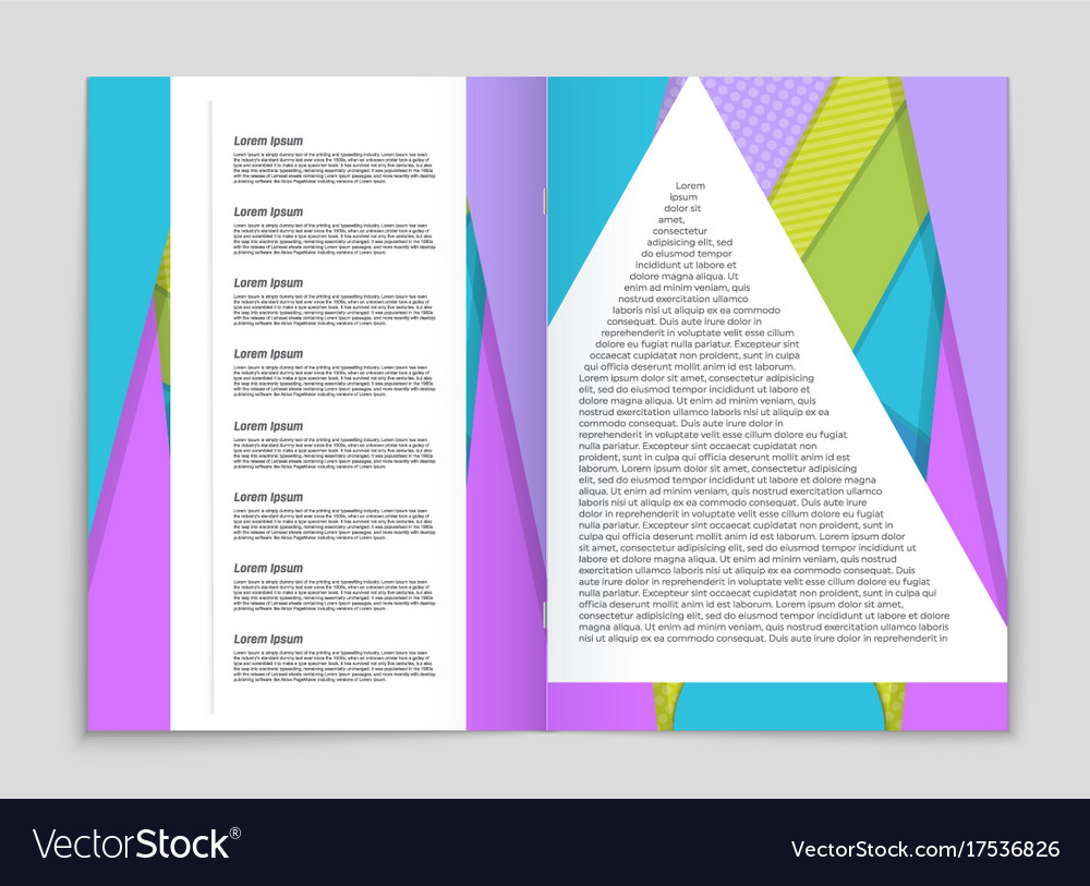 Abstract layout background set for art