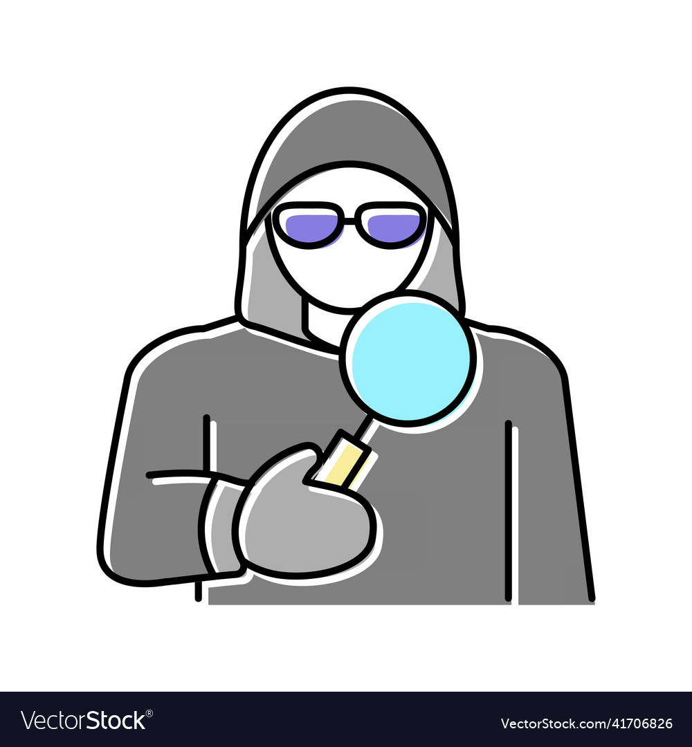 Covert operations color icon vector image Covert operations color icon