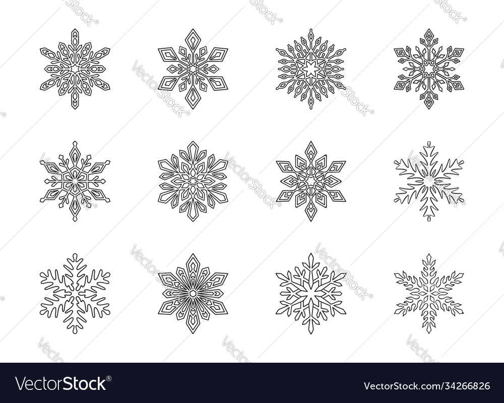 Cute Snowflakes Collection