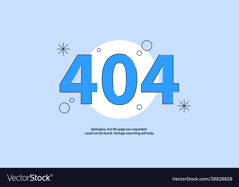 Error web page concept
