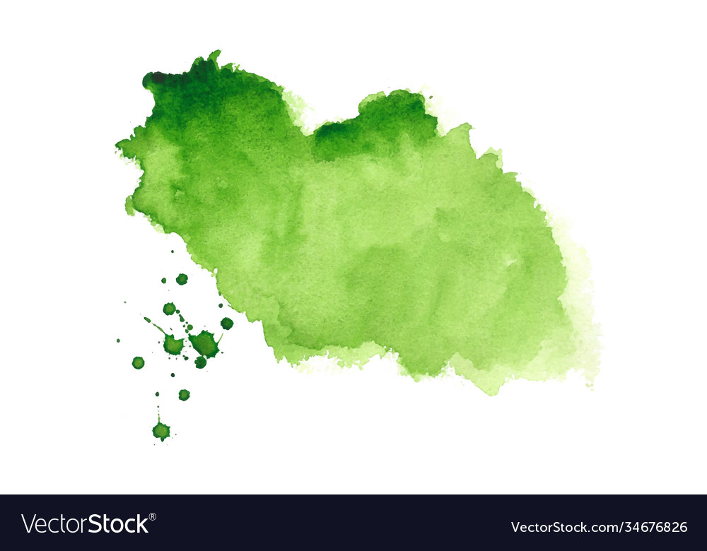 Green Watercolor Splatter Texture