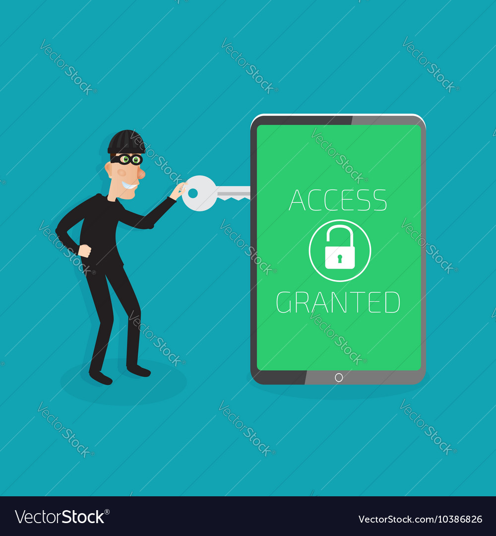 Protection Against Hacker Concept Royalty Free Vector Image Protection Against Hacker Concept Royalty Free Vector Image