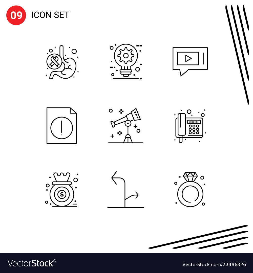 Set 9 outlines on grid for astronomy document