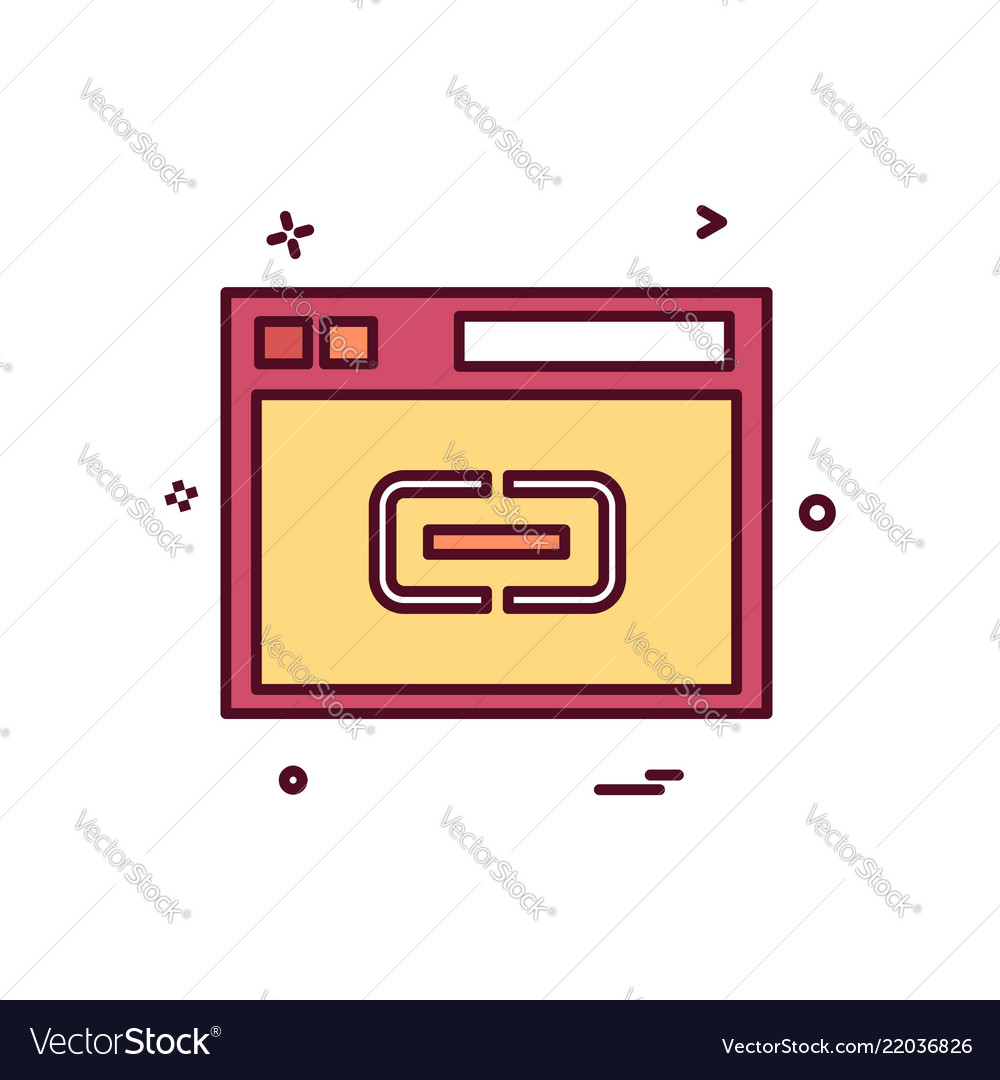 Web layout icon design Vector Image Web layout icon design