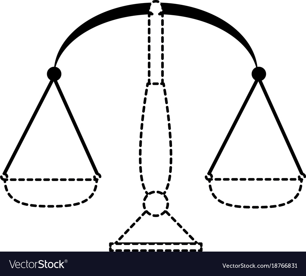 Balance Maß isolierte Ikone