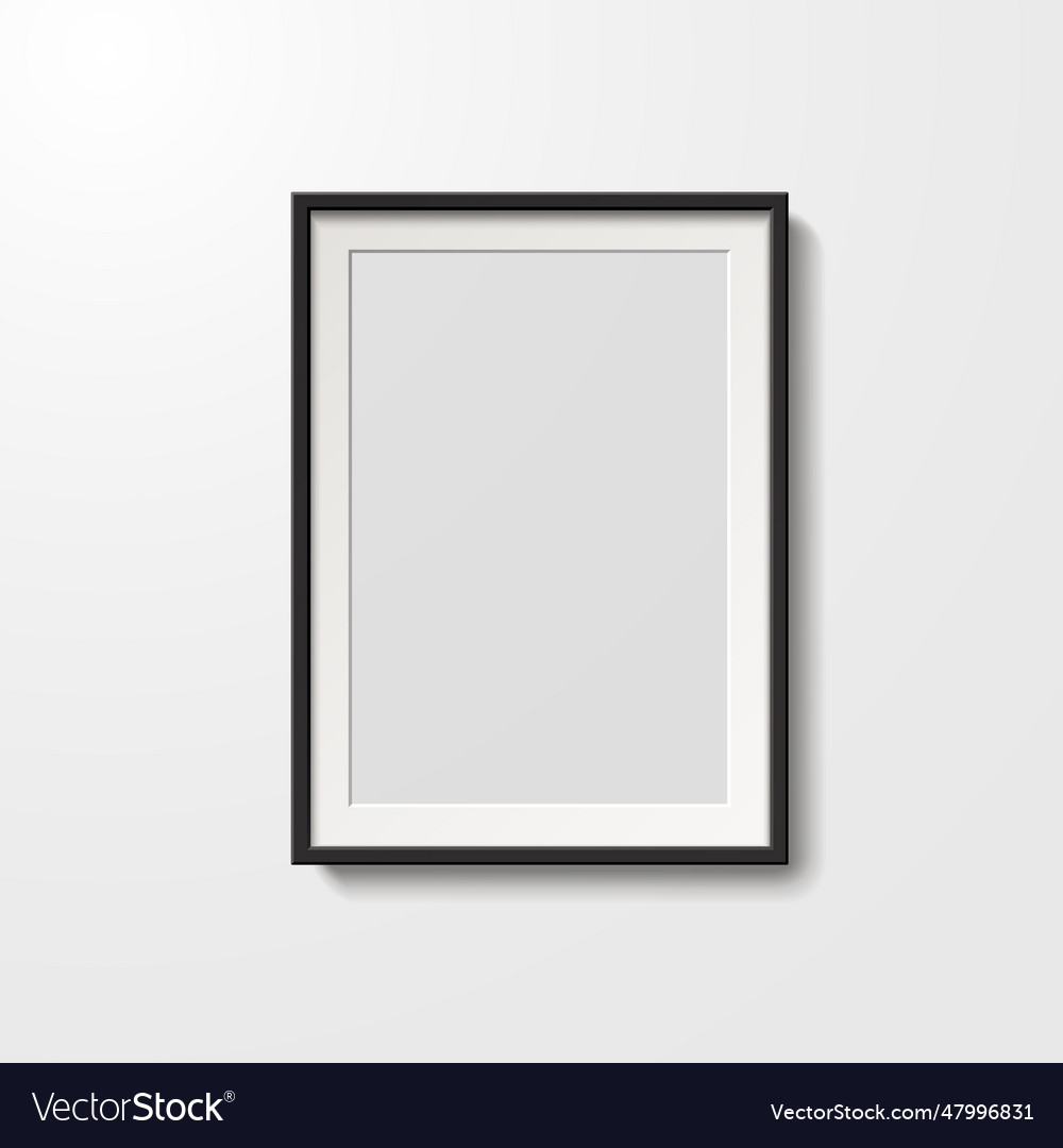 Blank picture frame Royalty Free Vector Image - VectorStock