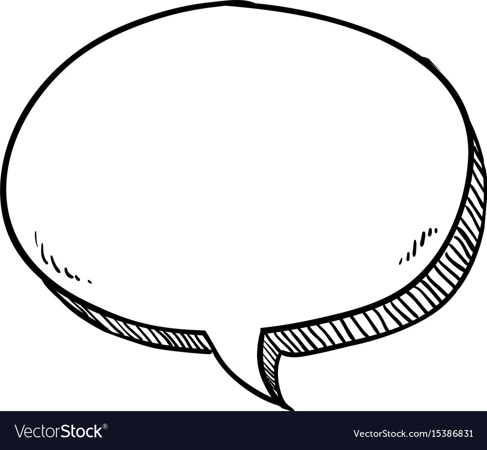 Chat Bubble Comic Royalty Free Vector Image Vectorstock