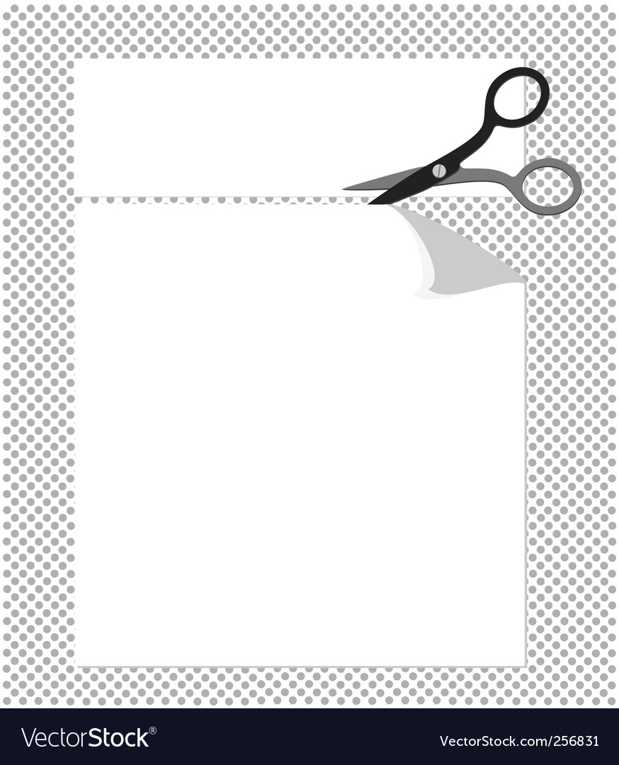 Cut corners Royalty Free Vector Image - VectorStock