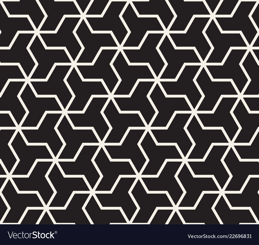 Geometric Line Tiling Pattern