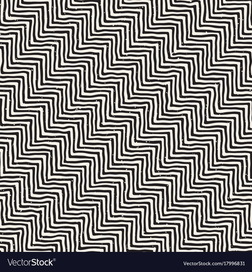 Seamless pattern with hand drawn brush strokes