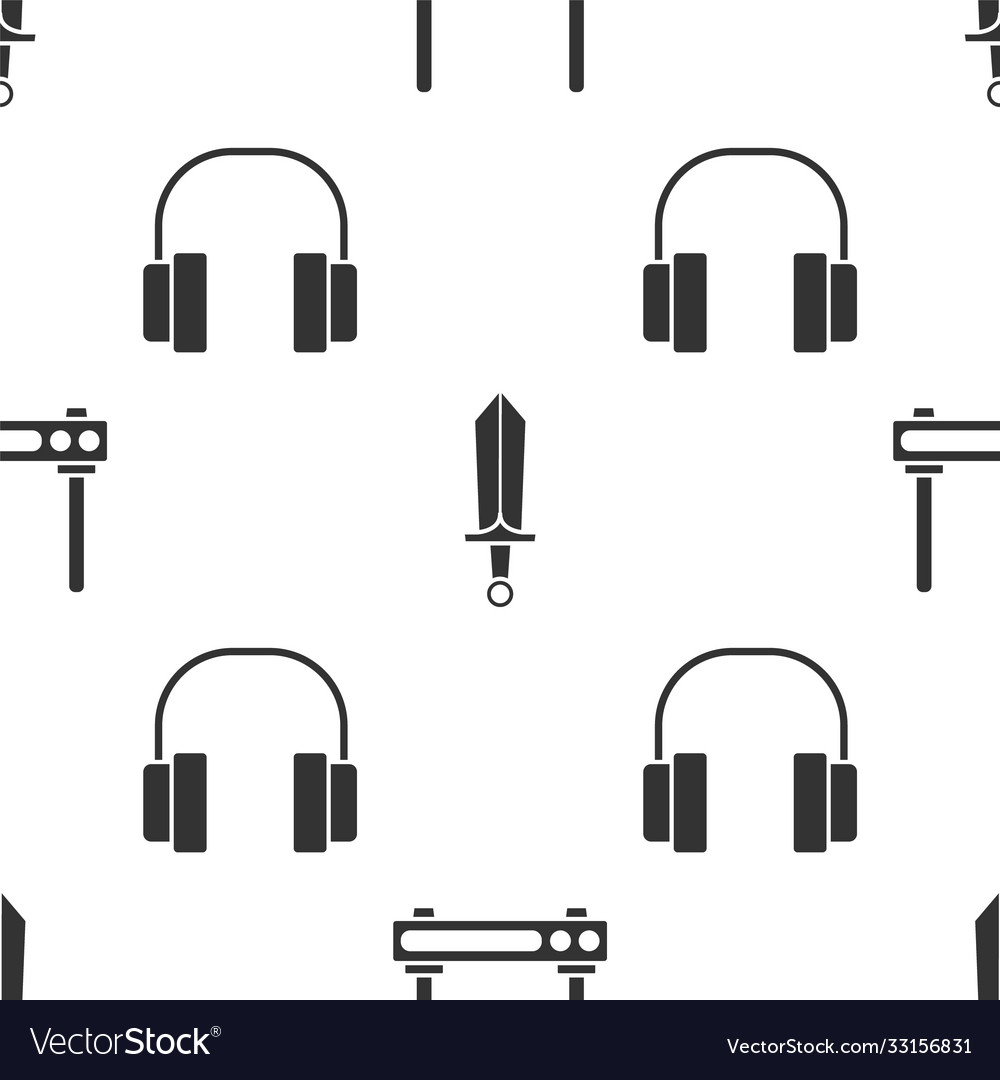 Set router and wi-fi signal sword for game vector image Set router and wi-fi signal sword for game