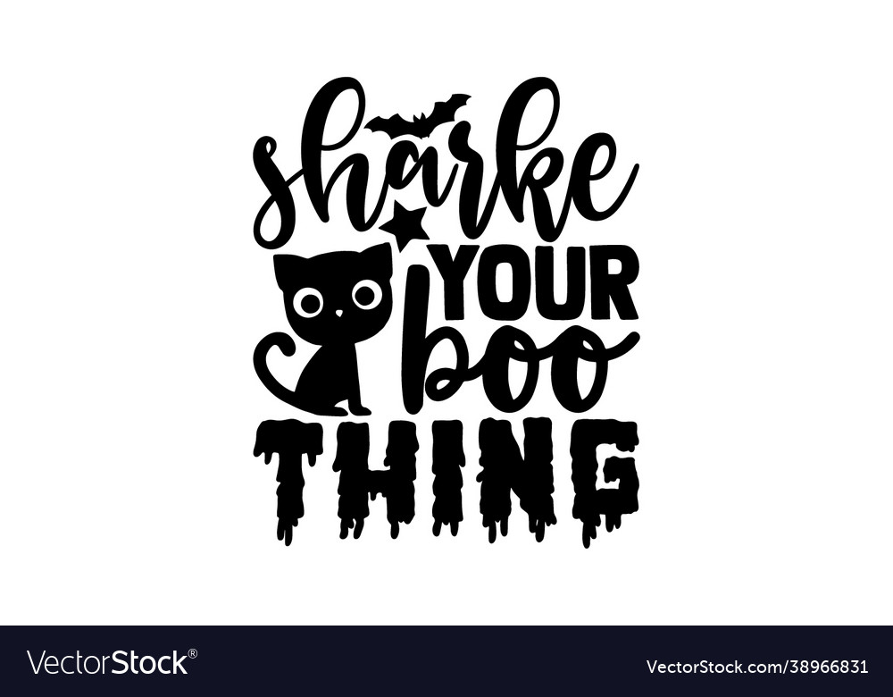 Sharke your boo thing Royalty Free Vector Image