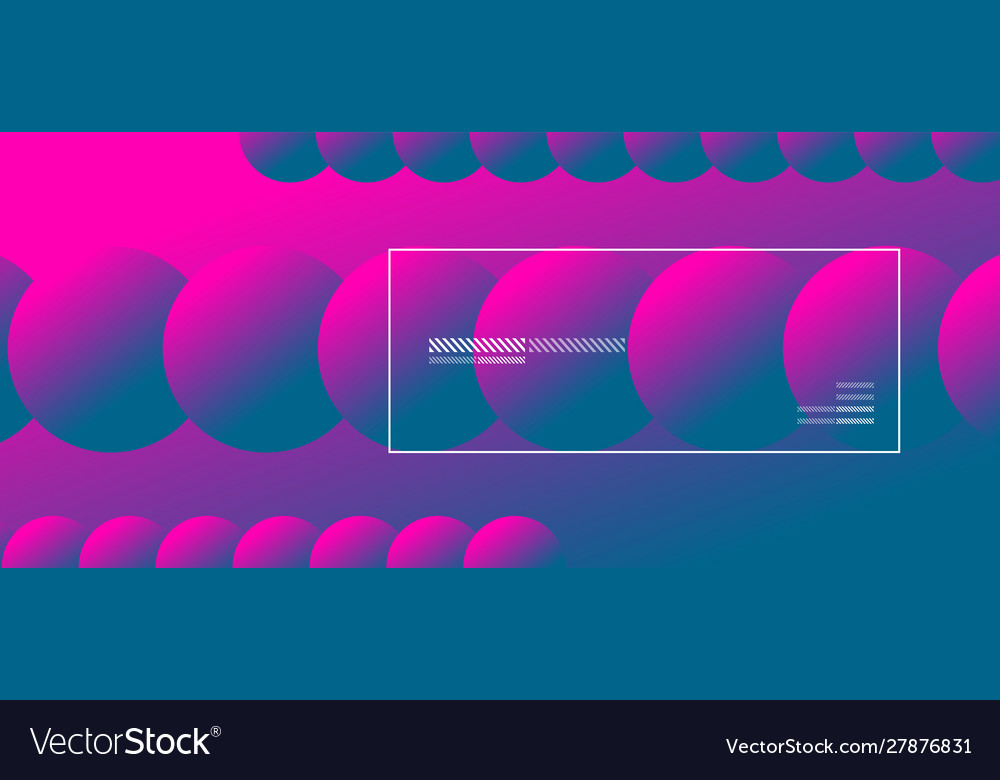 Simple abstract background with neon color circles Vector Image Simple abstract background with neon color circles