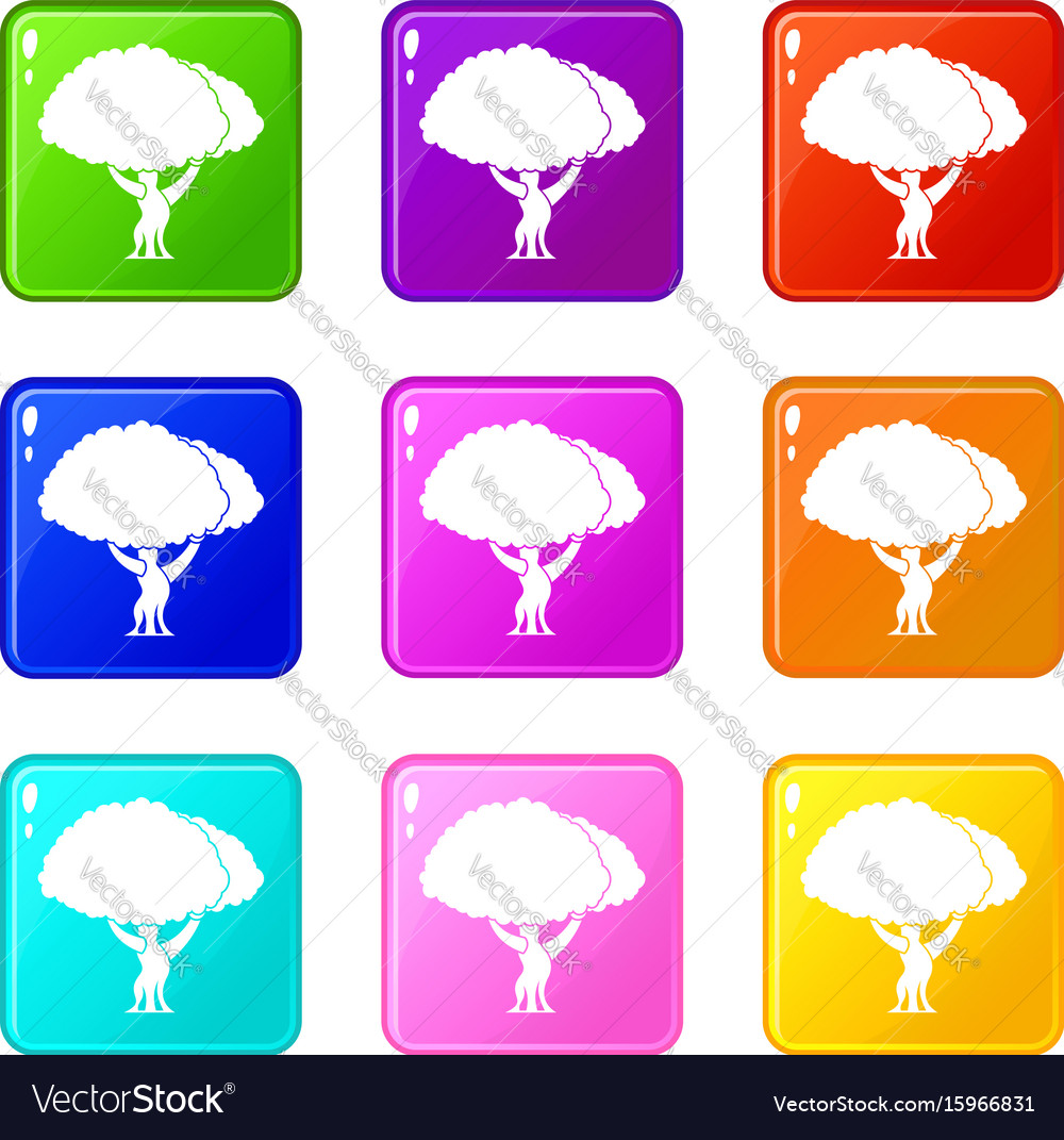 Tree Set 9 Royalty Free Vector Image Vectorstock Tree Set 9 Royalty Free Vector Image Vectorstock
