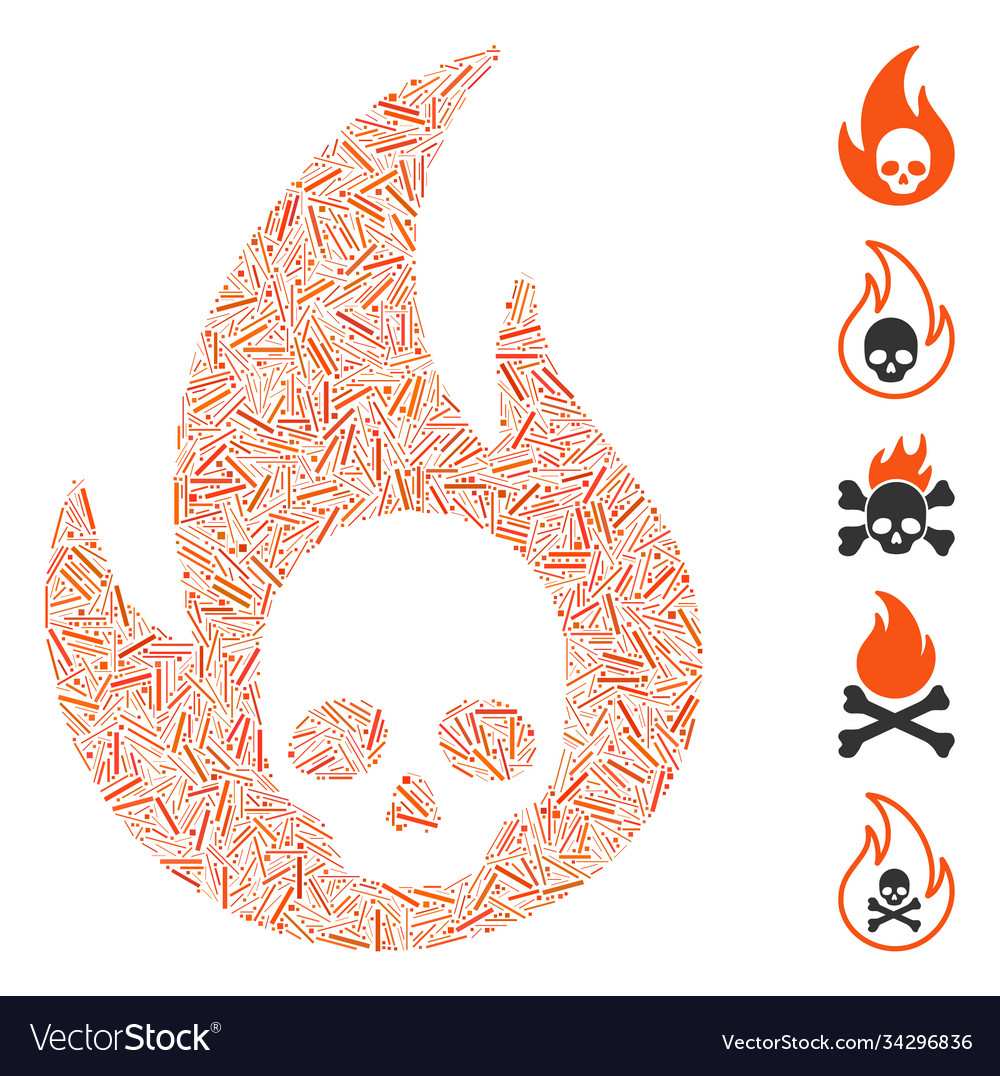 Hatch collage hell fire icon